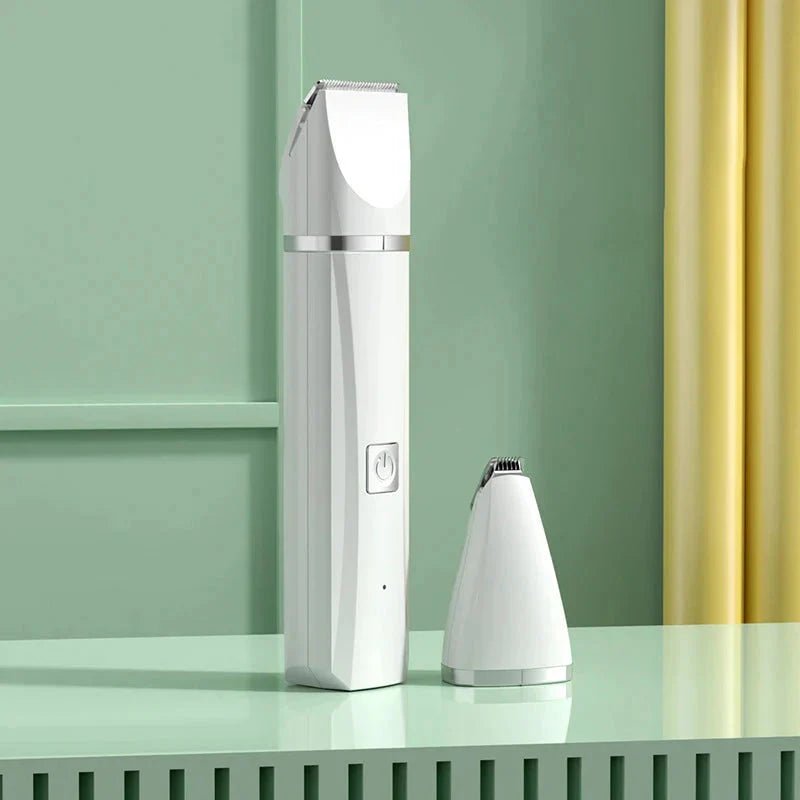 4 in 1 Electric Pet Grooming Kit - Hair Trimmer, Clippers, Nail Grinder for Cats & Dogs - GlowPupy