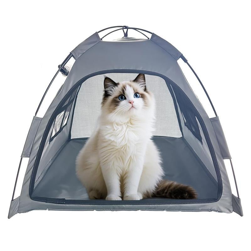 All - Season Pet Tent House – Cozy Cat & Dog Nest for Indoor Outdoor Use, Travel - Friendly & Easy to Store Favorite Gift Waterproof - GlowPupi