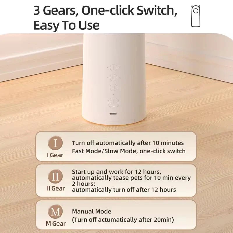 Automatic Cat Toy – Interactive Smart LED Laser - GlowPupy