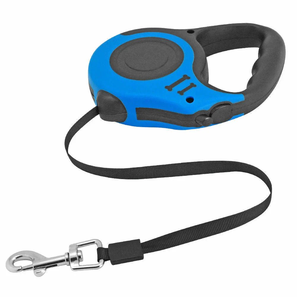 Automatic Retractable Dog Leash - Dual Size Options with Brake & Lock Safety System - GlowPupy
