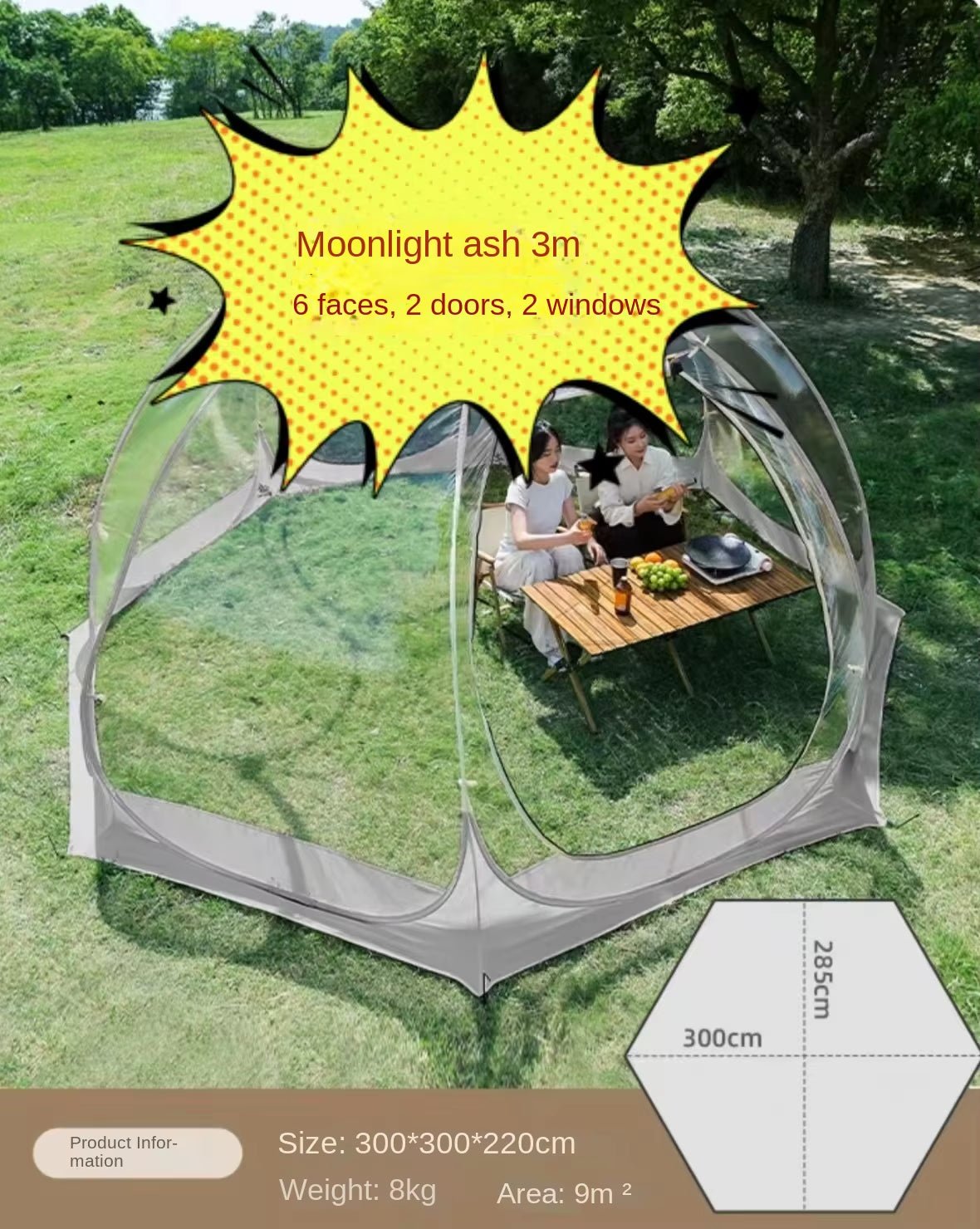 Bubbly Bubble House: Where Camping Meets Cosmic Comfort Under the Stars! - GlowPupi