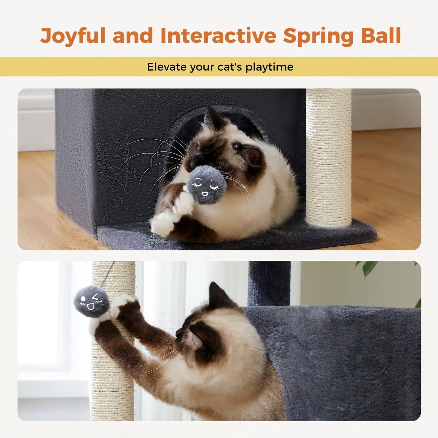 Cat Tree for Large Cats Cat Tower for Indoor - GlowPupy