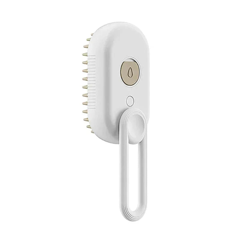Electric Cat Steam Brush – 3 - In - 1 Pet Grooming Comb with Water Spray for Cats and Dogs, USB Rechargeable - GlowPupy