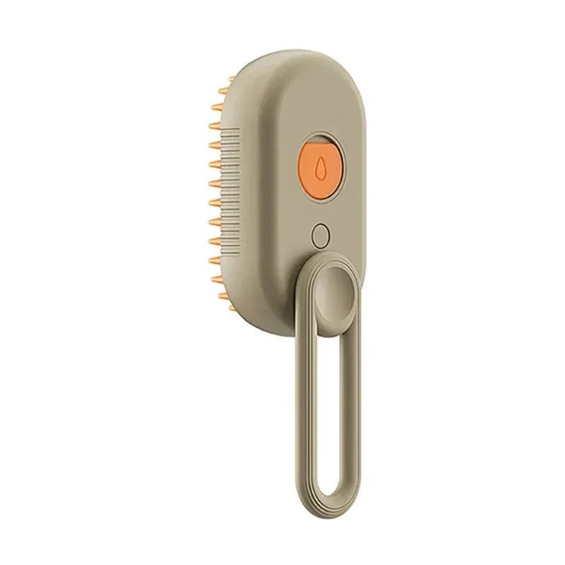 Electric Cat Steam Brush – 3 - In - 1 Pet Grooming Comb with Water Spray for Cats and Dogs, USB Rechargeable - GlowPupy