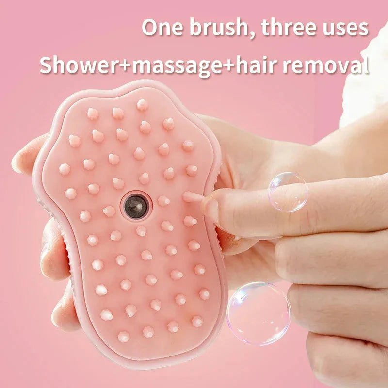 Electric Cat Steam Brush – 3 - In - 1 Pet Grooming Comb with Water Spray for Cats and Dogs, USB Rechargeable - GlowPupy