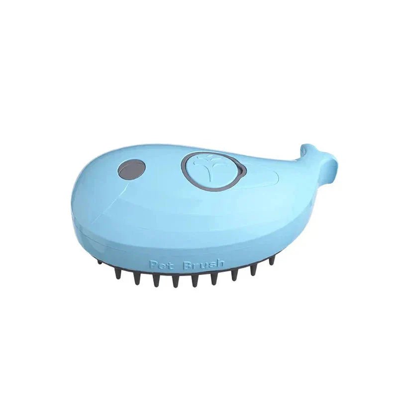 Electric Cat Steam Brush – 3 - In - 1 Pet Grooming Comb with Water Spray for Cats and Dogs, USB Rechargeable - GlowPupy