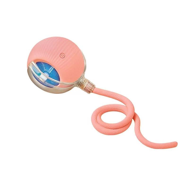 【Halloween Limited】 Mizusu Interactive Cat & Dog Teaser Toy with Two Additional Tails, Kitten Rolling Ball Toy, Pet Supplies, Dog & Cat Accessories Cute Dog Toys - GlowPupi