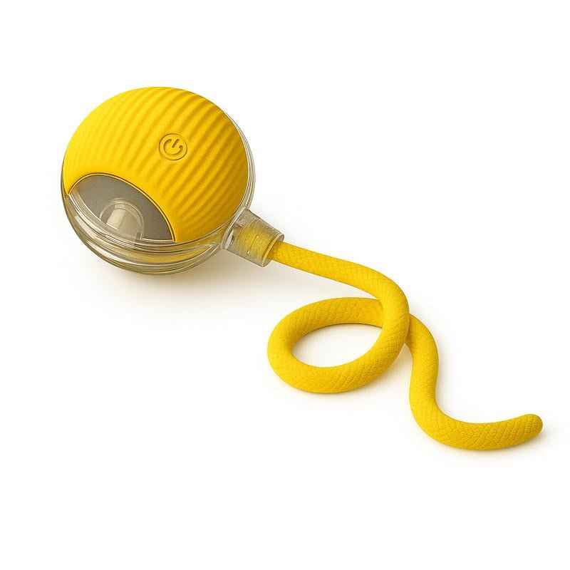 【Halloween Limited】 Mizusu Interactive Cat & Dog Teaser Toy with Two Additional Tails, Kitten Rolling Ball Toy, Pet Supplies, Dog & Cat Accessories Cute Dog Toys - GlowPupi