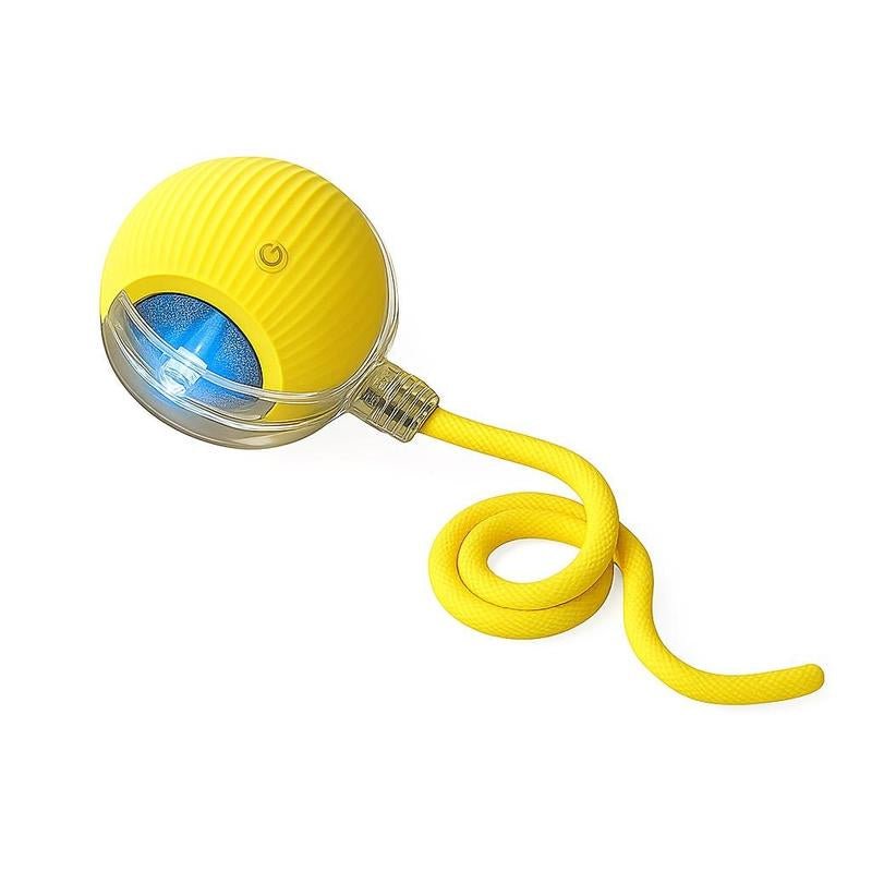 【Halloween Limited】 Mizusu Interactive Cat & Dog Teaser Toy with Two Additional Tails, Kitten Rolling Ball Toy, Pet Supplies, Dog & Cat Accessories Cute Dog Toys - GlowPupi