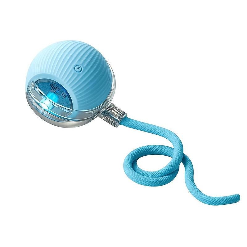 【Halloween Limited】 Mizusu Interactive Cat & Dog Teaser Toy with Two Additional Tails, Kitten Rolling Ball Toy, Pet Supplies, Dog & Cat Accessories Cute Dog Toys - GlowPupi