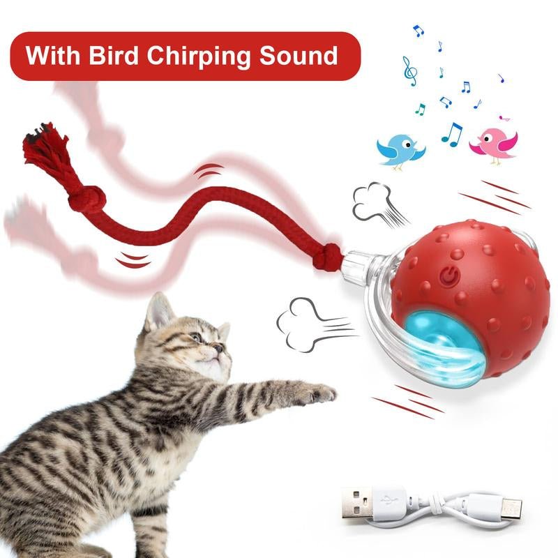 Interactive USB Rechargeable Ball Toy for Cats and Dogs - Anti - Depression Fun Gift - GlowPupi