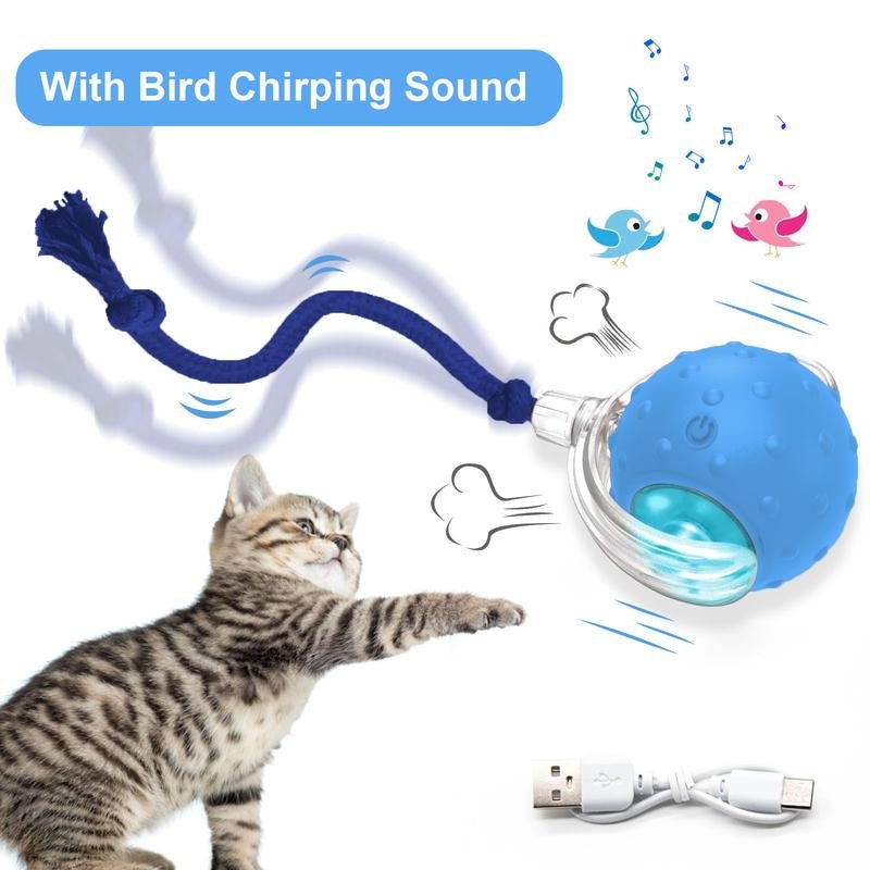 Interactive USB Rechargeable Ball Toy for Cats and Dogs - Anti - Depression Fun Gift - GlowPupi