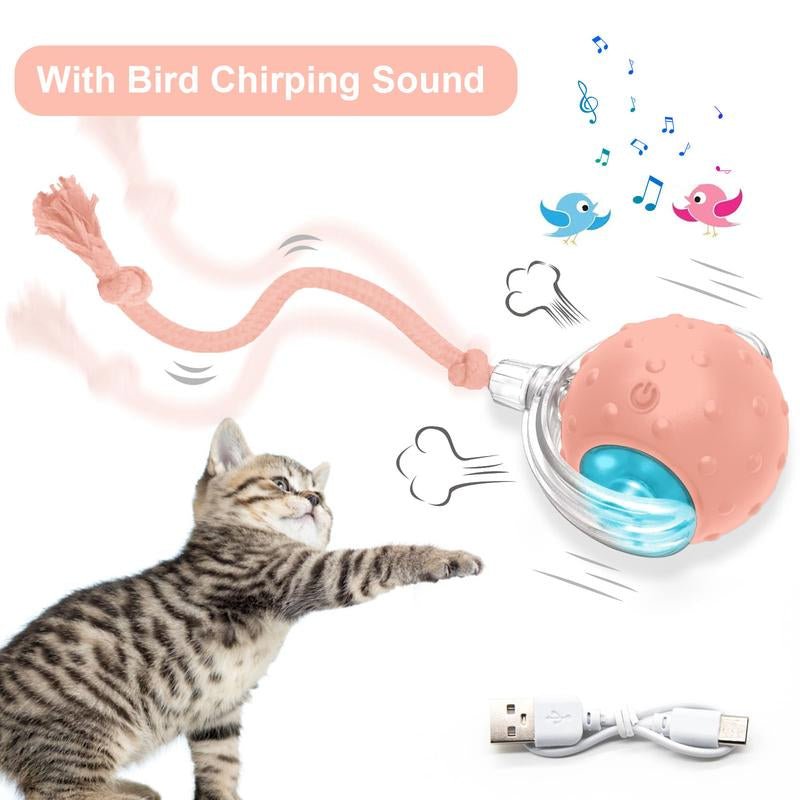 Interactive USB Rechargeable Ball Toy for Cats and Dogs - Anti - Depression Fun Gift - GlowPupi