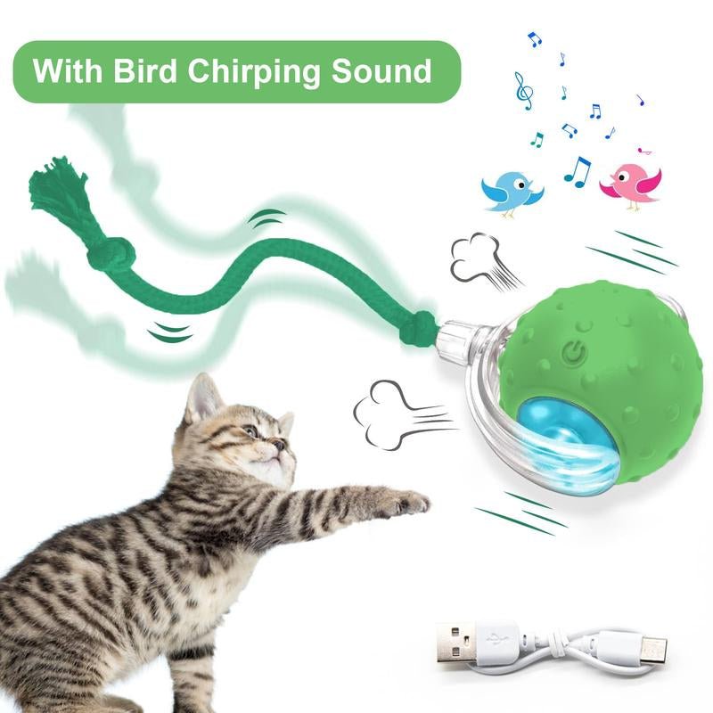 Interactive USB Rechargeable Ball Toy for Cats and Dogs - Anti - Depression Fun Gift - GlowPupi