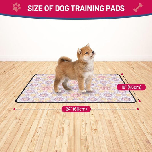 2 - Pack Reusable Dog Pee Pads – Super Absorbent, Waterproof & Washable Training Mats - GlowPupi